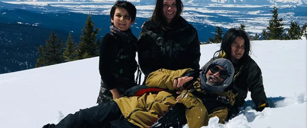 Le père snowboarder