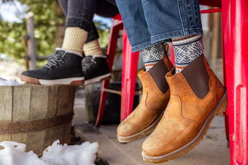 Chaussettes de randonnée à coussinets légers pour femmes Icy Range Multi Colour