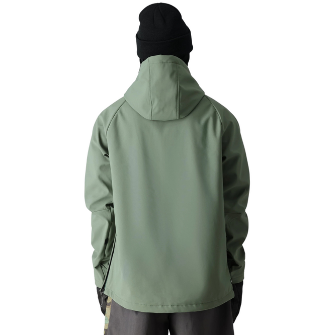 Sweat à capuche imperméable Cypress Green