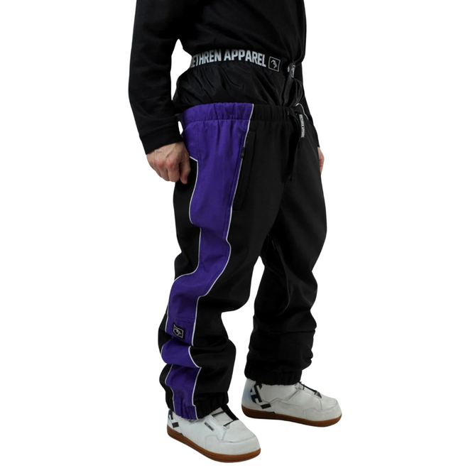 Pantalon de survêtement Baseline Maxim Violet et Noir