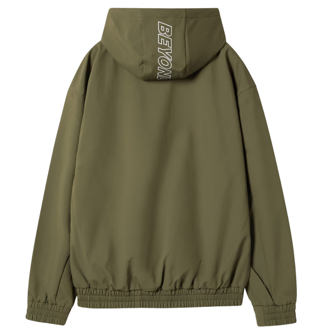 Sweat à capuche en softshell vert