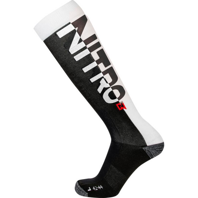 Chaussettes de snowboard Cloud 3 Noir/Blanc