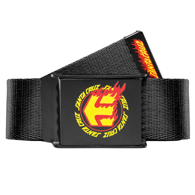 Santa Cruz Ceinture flamme noire