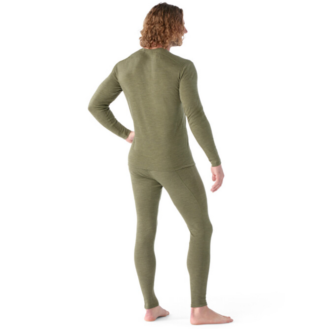 Classic Thermal Merino Baselayer Crew Winter Moss Heather