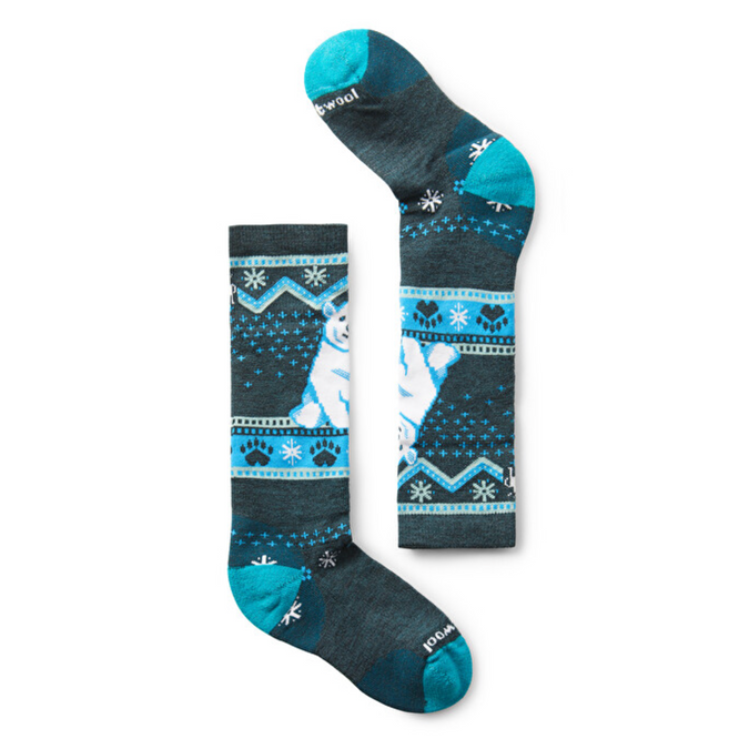 Chaussettes de neige OTC pour enfants Polar Ours Twilight Bleu