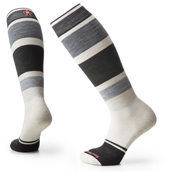 Chaussettes de snowboard Targeted Cushion OTC pour femmes Stripe Moonbeam