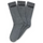 Lot de 3 chaussettes courtes à carreaux classiques, blanches