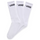 Lot de 3 chaussettes courtes à carreaux classiques, blanches