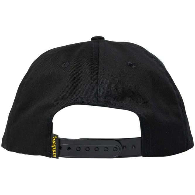 Eagle Round Snapback Cap Ajustable Noir