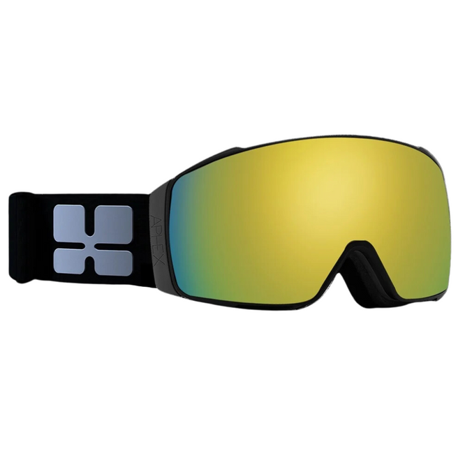 Monture noire matte Orion/Lentille or Revo + lentille jaune S1