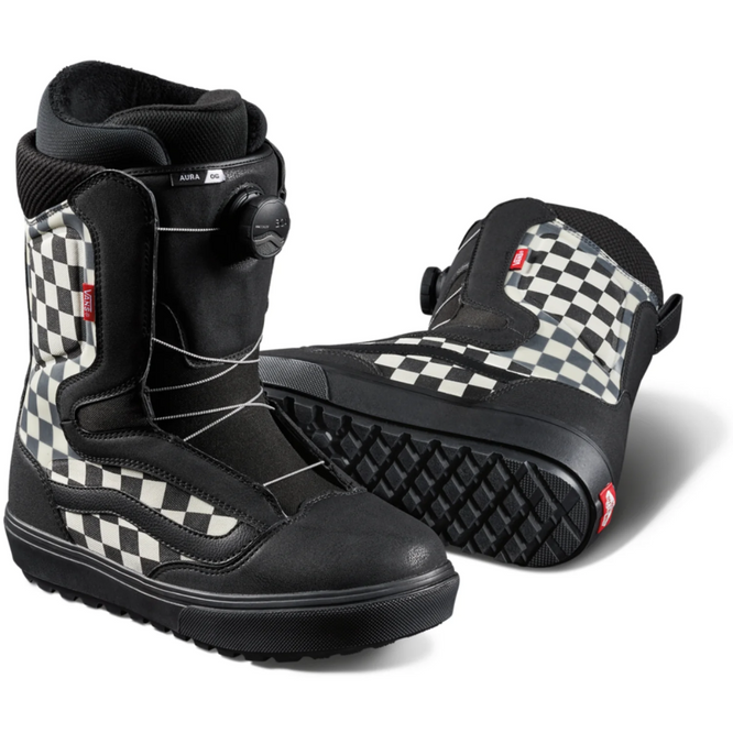 Chaussures de snowboard Aura OG Black/Checkerboard 2025