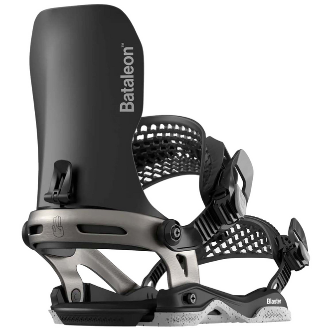 Fixations de snowboard Blaster AsymWrap Black 2025