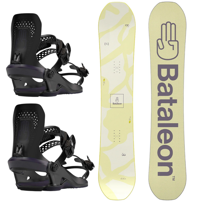 Snowboard Spirit 2025 Womens + fixations de snowboard Gata Black 2025