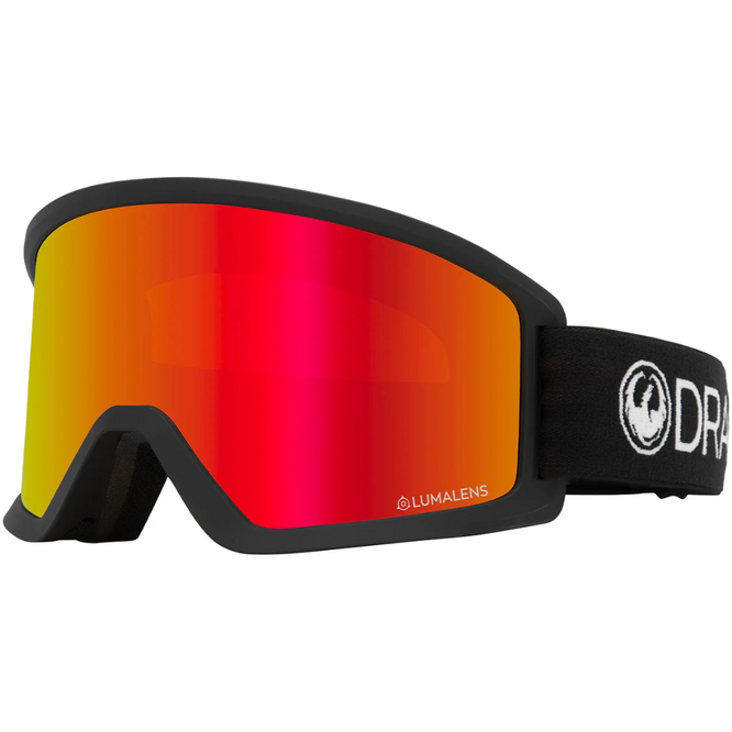 DX3 OTG Black Lumalens Red Ionised Lens