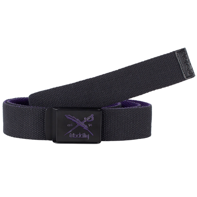 Flip la ceinture latérale noir violet