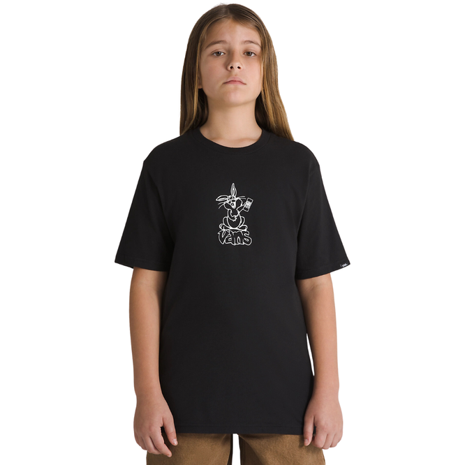 T-shirt Crazy Eddy Kids Noir