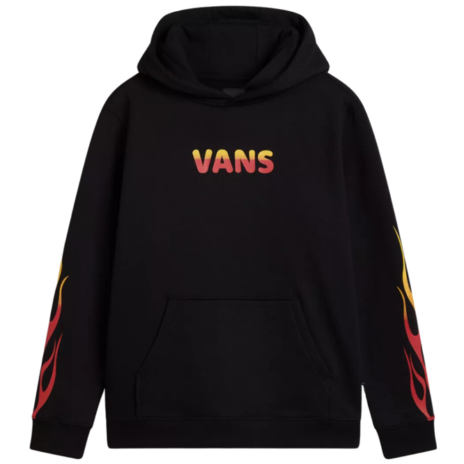 Kids Flame Hoodie Noir