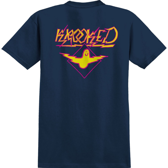 T-Shirt Bird Lightning Navy