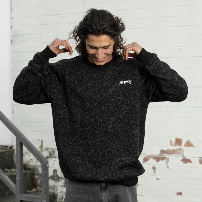 Lucas Crew Sweatshirt Noir