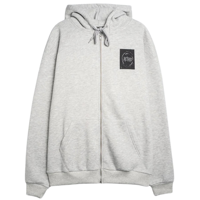 Vortex Zip Hoodie Gris chiné