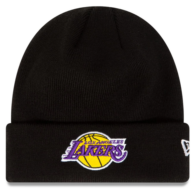 LA Lakers Essential Cuff Beanie Noir