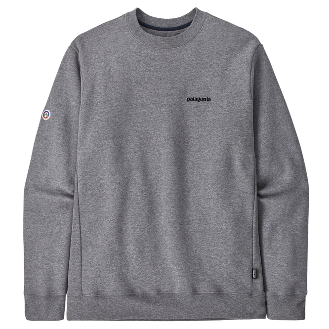 Fitz Roy Icon Uprisal Crew Sweatshirt Gravel Heather