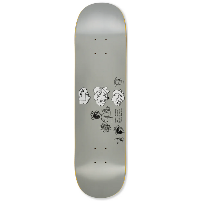 Dane Brady Mia Gris 8.75" (en anglais) Skateboard Deck