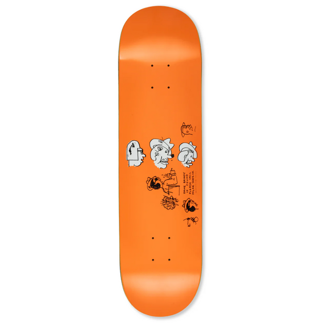 Dane Brady Mia Orange 8.5" (en anglais) Skateboard Deck