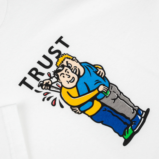 T-shirt Trust Blanc