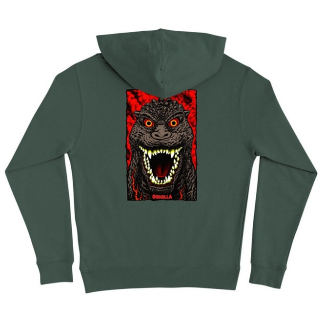 Sweat à capuche Godzilla Destroyer vert pour enfants