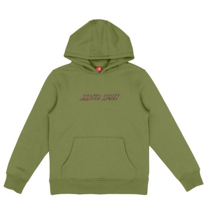 Kids Screaming Grizzly Hoodie Iguana