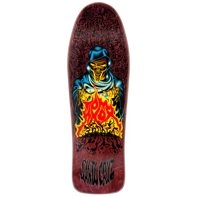 Knox Firepit Reissue Bourgogne 10" (en anglais) Skateboard Deck