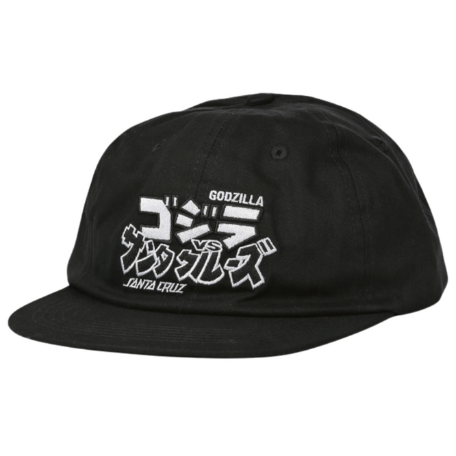 Santa Cruz x Godzilla Snapback Cap Noir