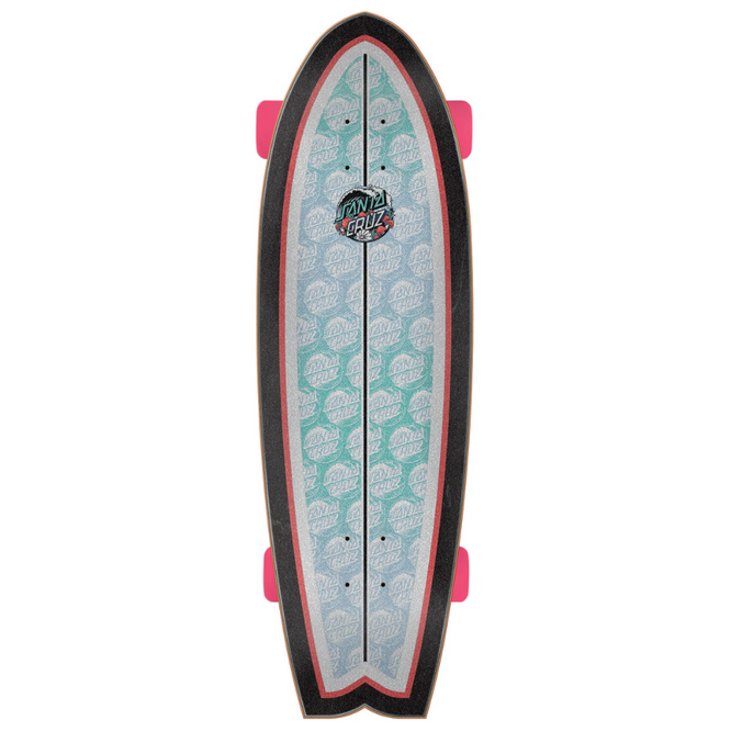 Wave Dot Mushroom Splice Shark 29.7" Cruiser complet