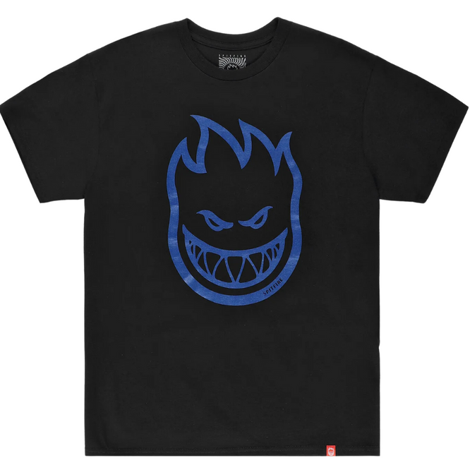 T-shirt Bighead Noir/Marine