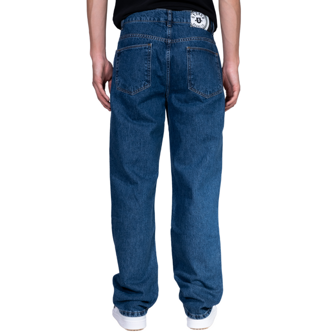 Pantalon de denim ample Charger Bleu foncé