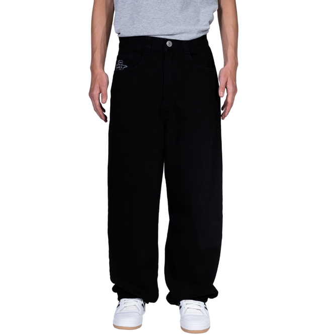 Pantalon de denim baggy King Concrete True Black