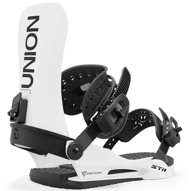 Fixations de snowboard STR White 2025