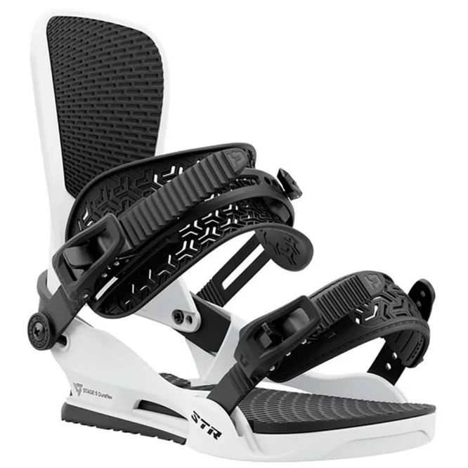 Fixations de snowboard STR White 2025