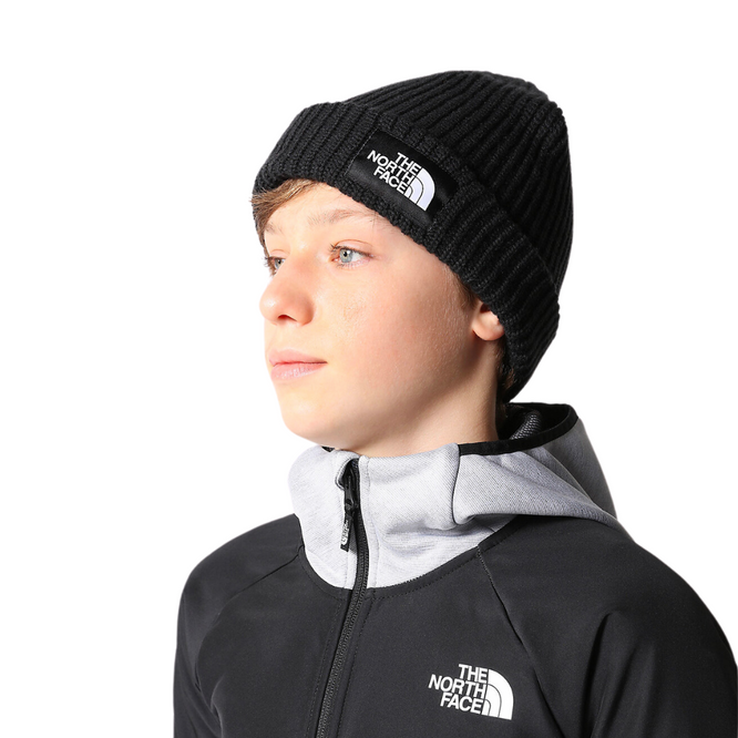 Bonnet Salty Lined Kids TNF Black