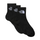 Multi Sport Cush Quarter Sock 3P Noir Assorti