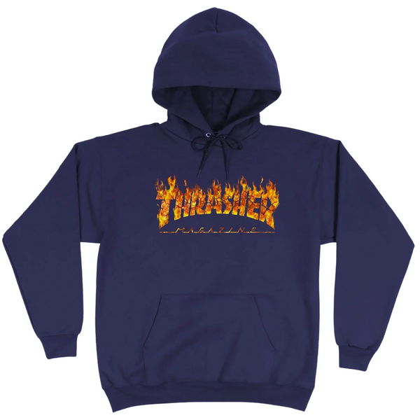 Sweat thrasher bleu marine sale