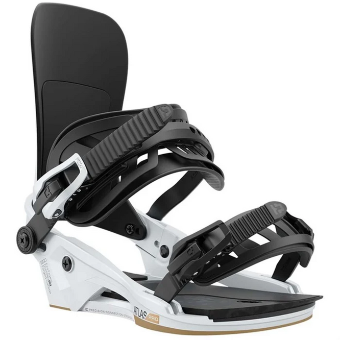 Fixations de snowboard Atlas Pro Metallic White 2025