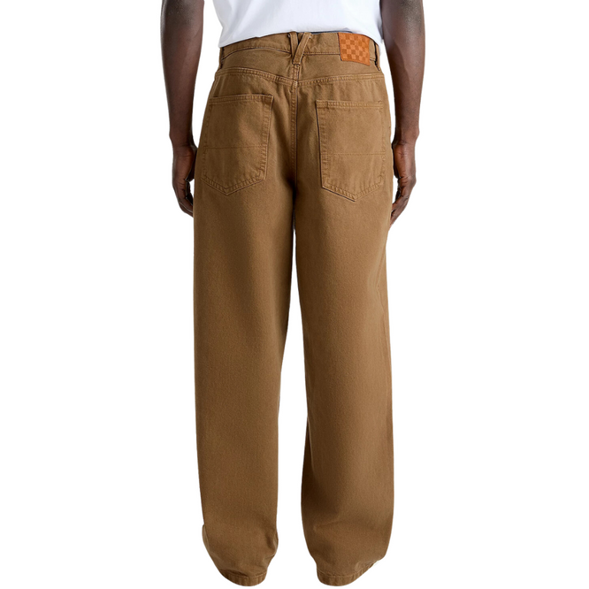 Check-5 Pantalon de denim ample Sepia