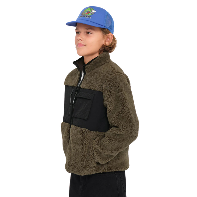 Polaire Storm Stone Zip Wintermoss Kids