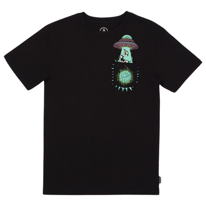 T-shirt Kids Udder Space noir