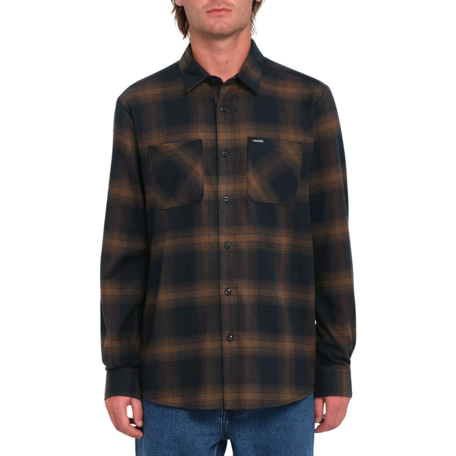 Chemise en flanelle Netastone Dark Earth