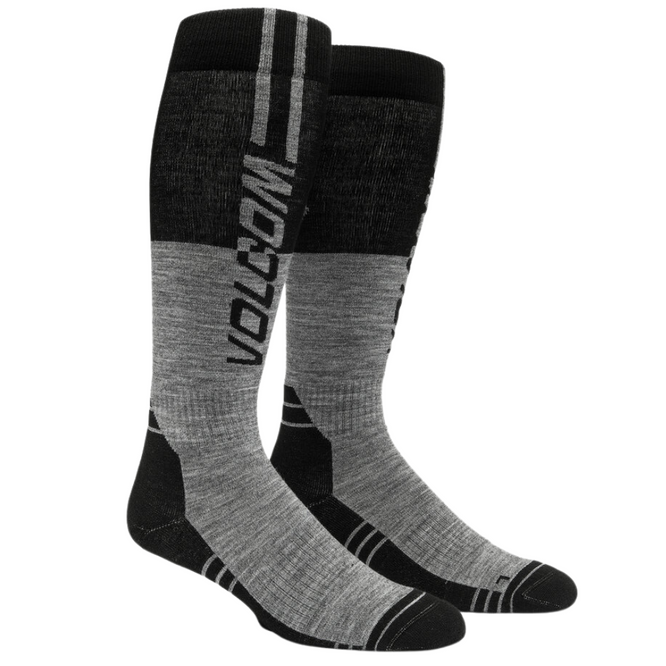 Chaussette de snowboard Splitz Wool Blend OTC Gris chiné