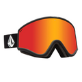 Lunettes de snowboard Yae Matte Black + Red Chrome Lens