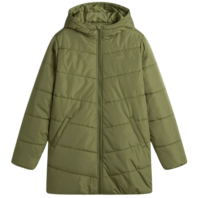 Womens MTE Foundry Long Jacket Music Academy Loden Green